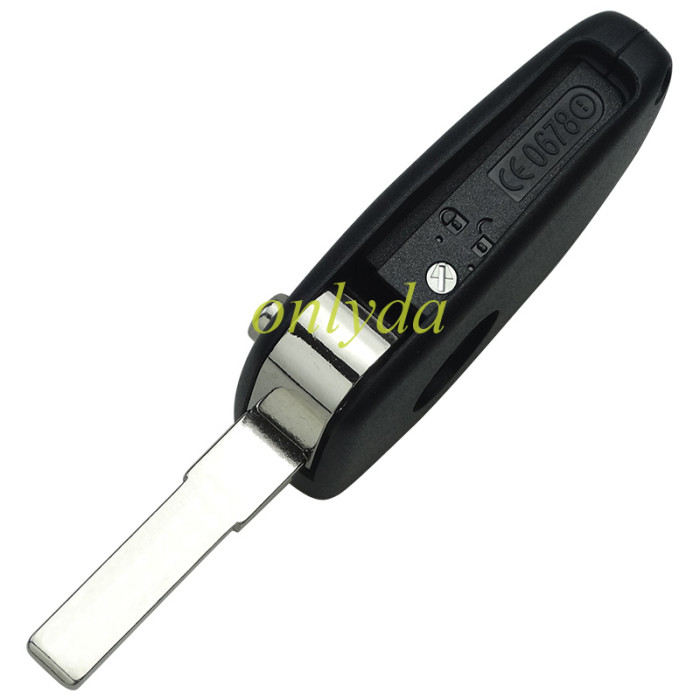 Super Stronger GTL shell  Fiat  2/3 button remote key blank withbattery clamp with bagde , pls choose model .