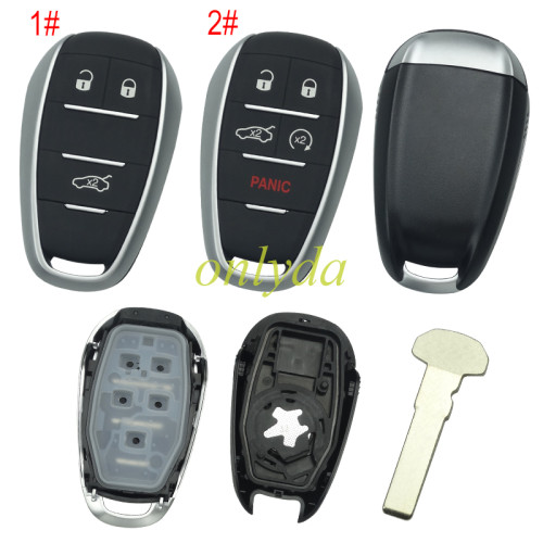 For Alfa  remote key shell without badge , pls choose button