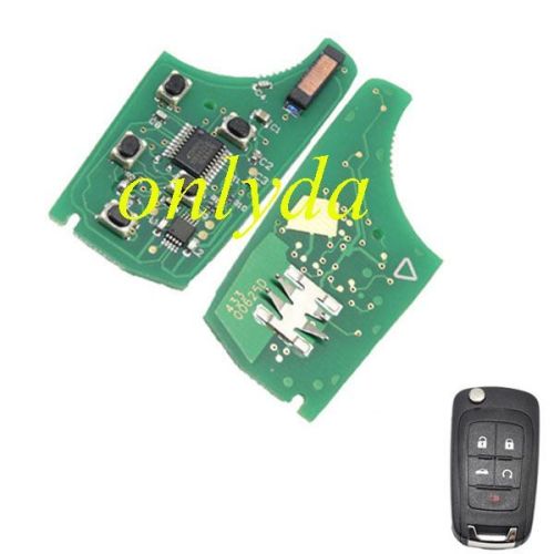 For Buick 4+1 button unKeyless remote key with 315MHZ/433.92mhzZ  , with 7941 chip