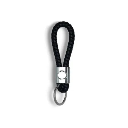 10PCS/bag for Keychain Black without logo Calf Leather Alloy Decoration Gift Accessories