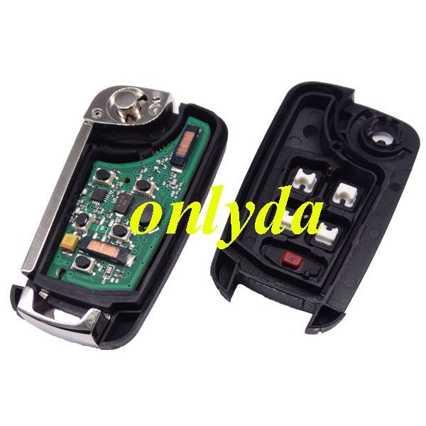 For Chevrolet Keyless 4+1 button remote key with 434mhz/315mhz Switchable frequency with  7952 chip