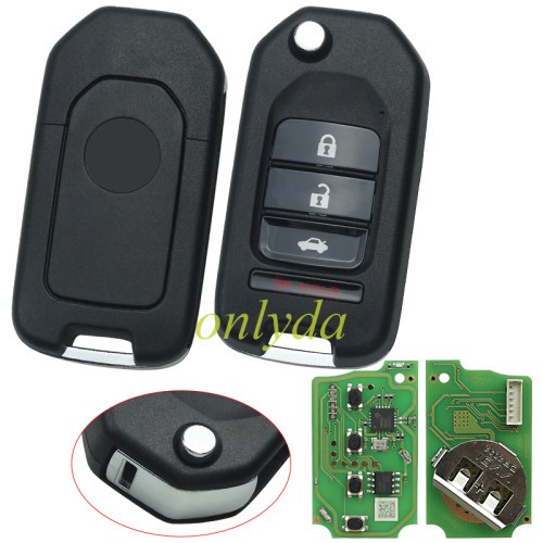 XKHO21EN Xhorse VVDI Universal Wired Remote Key 3 + 1 Buttons for Honda style