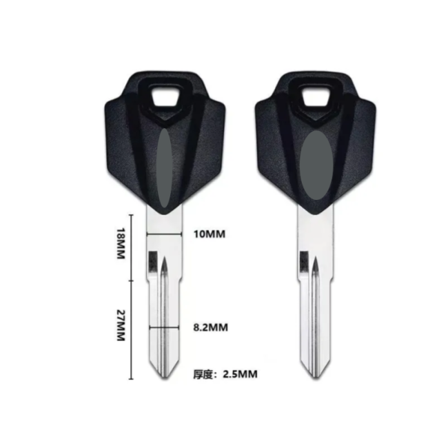 For Qianjiang motorcycle key shell with badge