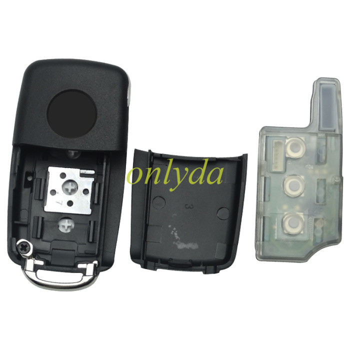 XHORSE XKB512EN 2ndGeneration Wire Remote Key VW B5 Flip 3 Buttons