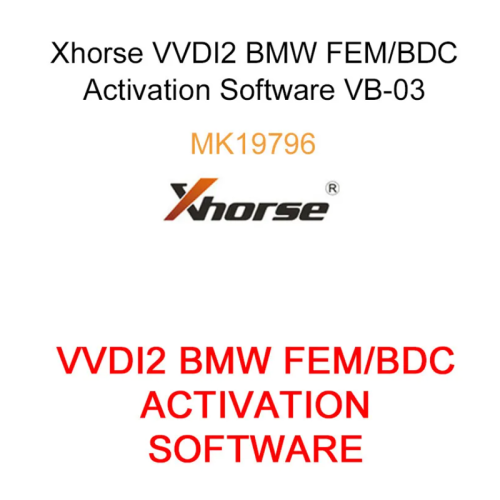 Xhorse VVDI2 BMW FEM/BDC Activate Software VB-03
