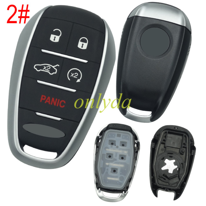 For Alfa  remote key shell with badge, Pls choose button
