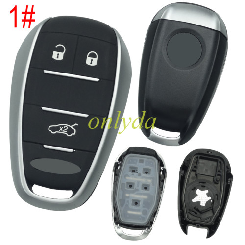 For Alfa  remote key shell with badge, Pls choose button