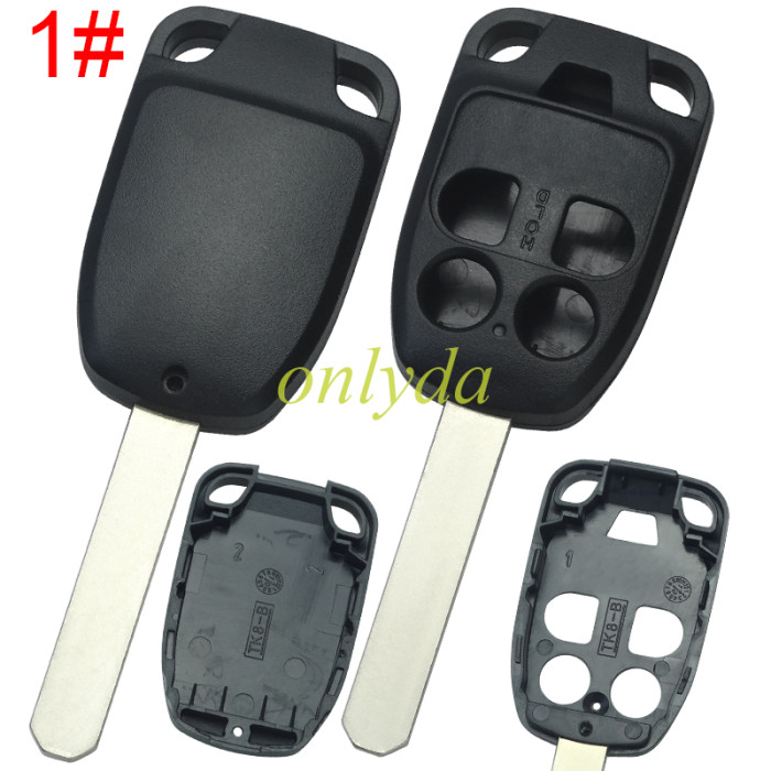 For Honda key blank without badge , pls choose button