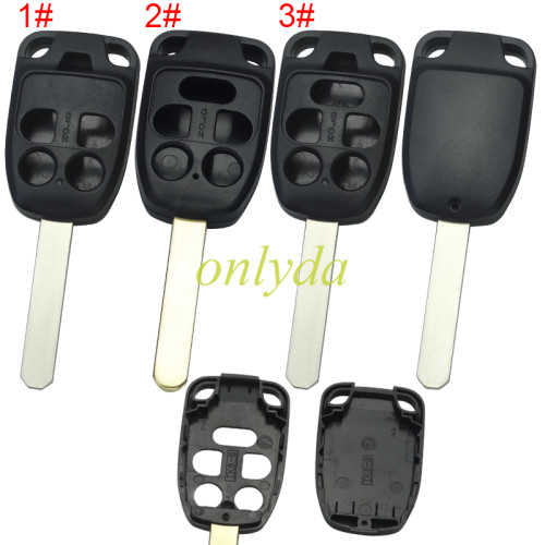 For Honda key blank without badge , pls choose button