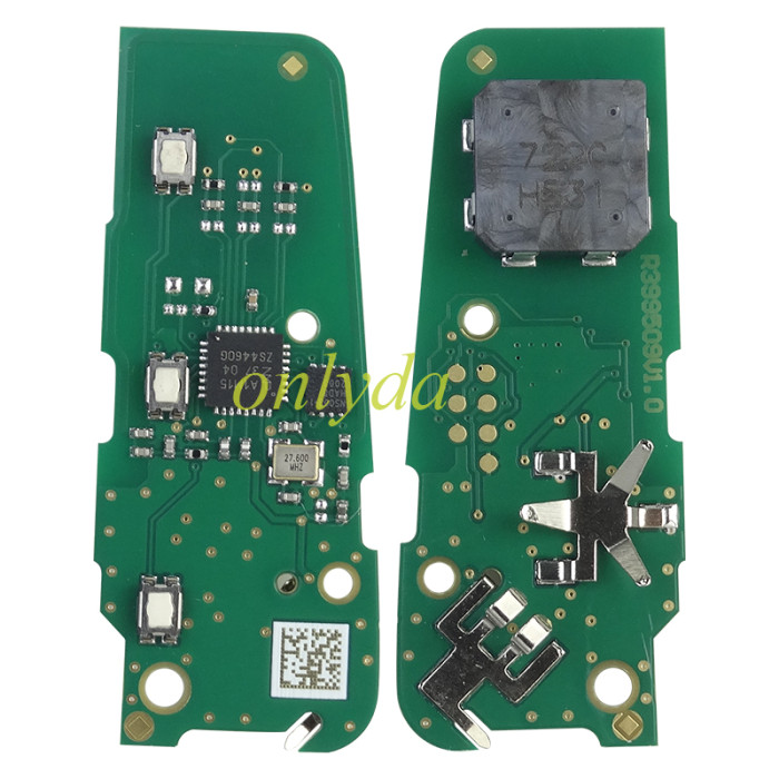 Chip model A3M05/A3M15/A3M65 All in one, Aftermarket Smart Key for Peugeot 3 Buttons / Frequency:433MHz Transponder: HITAG AES Blade VA2/HU83 / Part No:98 097 814 ZD / 98097814ZD/Keyless Go 308/3008/408/5008/ opel -Astra L/ Corsa F Citroen C4 CACTUS / PICASSO/C3