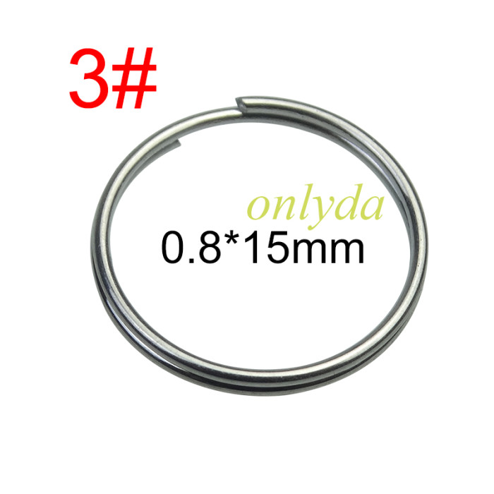 Key chain Ring  1000pcs/bag, Diameter 10mm/12mm/15mm/20mm, pls choose size
