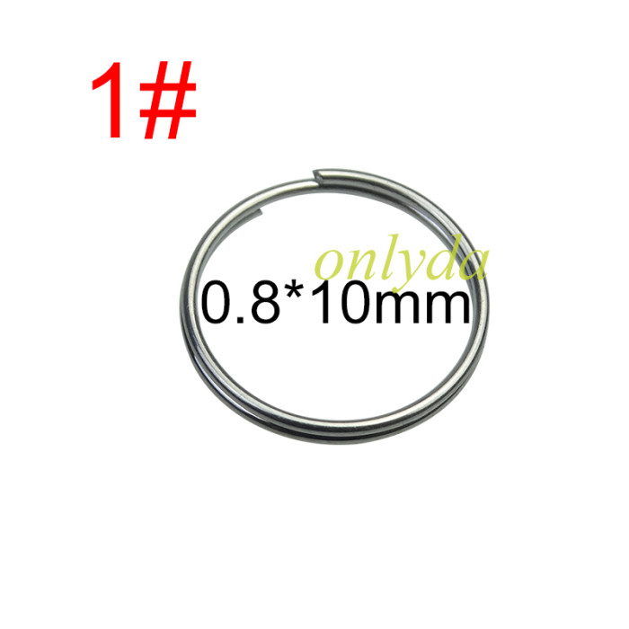Key chain Ring  1000pcs/bag, Diameter 10mm/12mm/15mm/20mm, pls choose size
