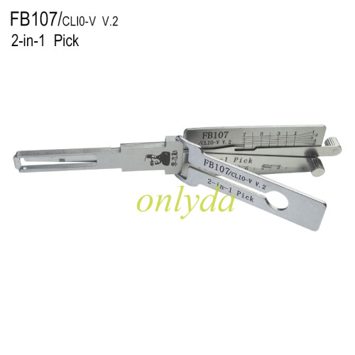 FB107/CL10-V V.2  2-in-1 Pick used for new Renault, Peugeot, Smart
