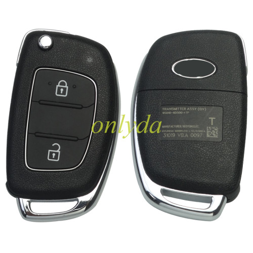 original HYUNDAI  2  button remote key 95810-6D500  with ID60 chips and 433MHZ