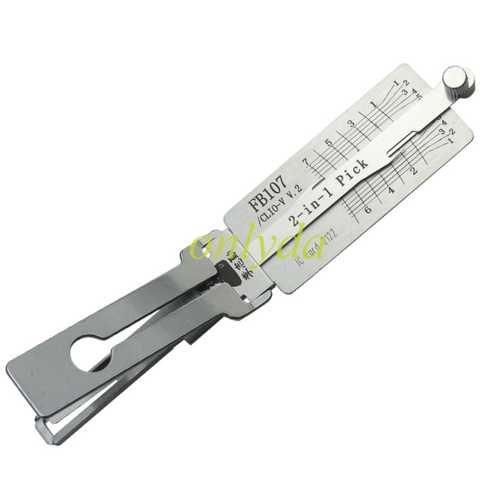 FB107/CL10-V V.2  2-in-1 Pick used for new Renault, Peugeot, Smart