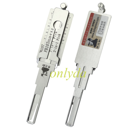 FB107/CL10-V V.2  2-in-1 Pick used for new Renault, Peugeot, Smart