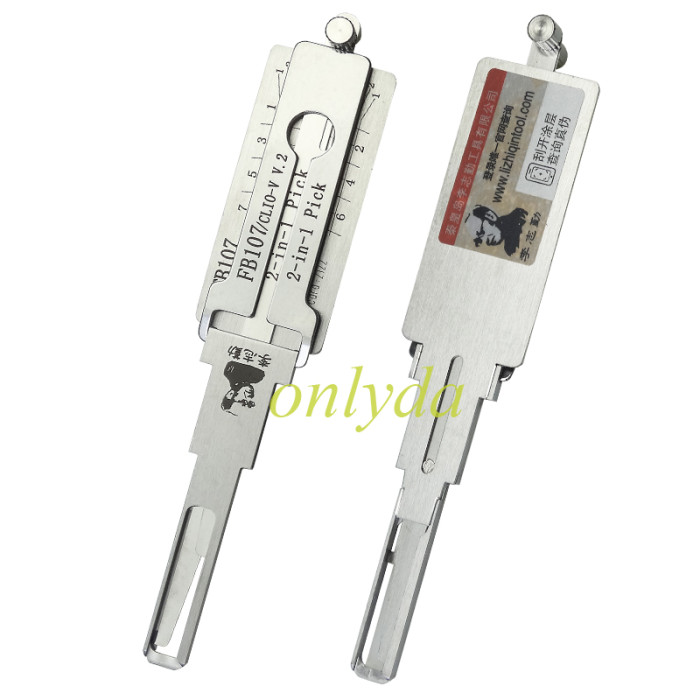 FB107/CL10-V V.2  2-in-1 Pick used for new Renault, Peugeot, Smart