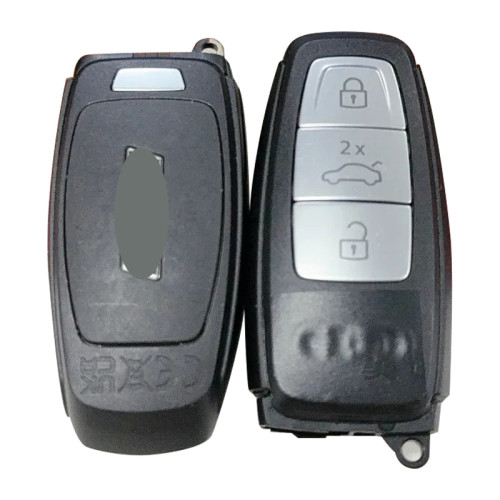 Uninitialized original Audi 3 button remote key e-tron   with 434mhz FSK OEM High  5M Chip for A8 Q7 Q8 E-TRON trunk X2  FCCID: IYZ-AK2