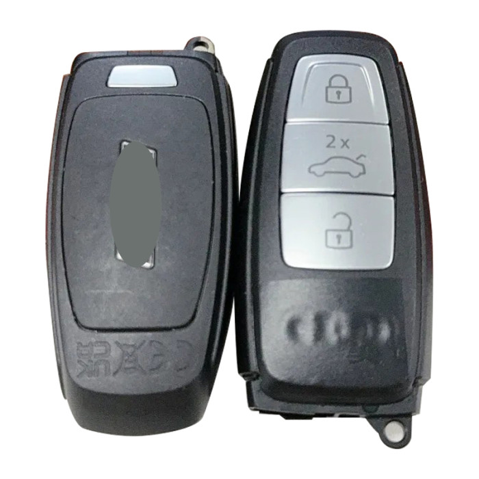 Uninitialized original Audi 3 button remote key e-tron   with 434mhz FSK OEM High  5M Chip for A8 Q7 Q8 E-TRON trunk X2  FCCID: IYZ-AK2