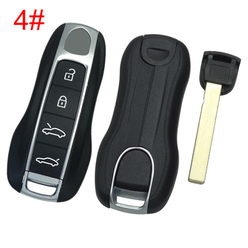 changeable ID OEM PORSCHE SMART KEY FOB TRANSMITTER ALARM IYZPK3 5M chip Keyless go for Porsche 911 Cayenne Panamera Macan 4button  433MHZ IDE:FF  key status：unlocked Initial key： Uninitialized