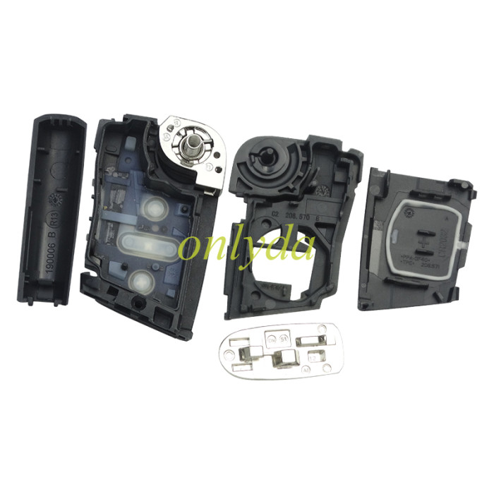 OEM VW KEY shell , without blade， for VW for 5C MQB 49  style POLO 2019  2G6 959 752  D  (glued type same as OEM keys, no aftermarket blade tofit it so far please pay attention