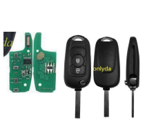 Opel 2 button flip remote key  with 434mhz with  PCF7937E & PCF7941E HITAG2 46chip  use for Opel/VAUXALL  Astra K 2015-2017