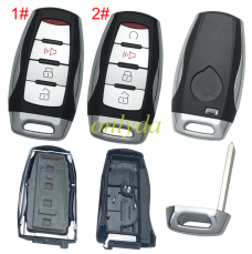 For Great Wall   remote key shell with badge， pls choose button