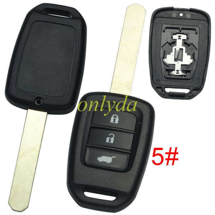 Honda remote key blank without badge , pls choose button