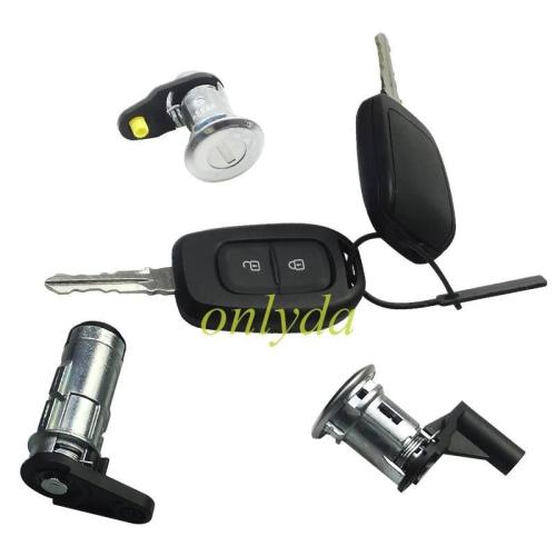 For Renault ignition lock for the DACIA LOGAN 13-18, DACIA LOGAN II, and DACIA LOGAN MCV, OE: 806019591R/487003947R. Part of the Renault L13B.