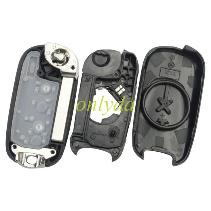 original remote key 3 button for OPEL OEM Flip Key with 434 MHz  Transponder:PCF7961/NCF296x/HITAG2/ID46， 39027352