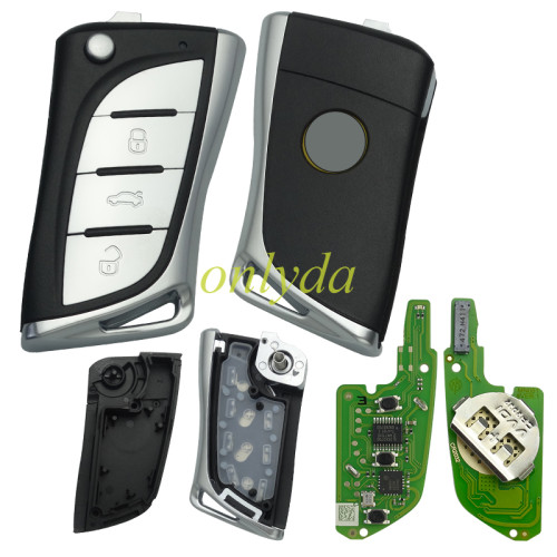 XHORSE XNLEX0EN Lexus Style Wire Remote 3 Buttons