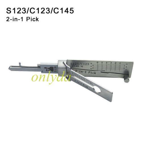 S123/C123 lishi 2 in 1 decode and lockpick for Schlage Residential Lock