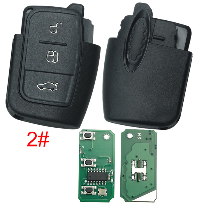 For Ford Focus remote control part with 315mhz and 434mhz, pls choose button
