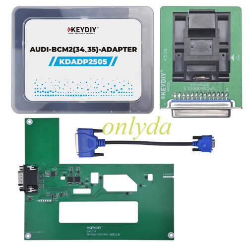 KEYDIY Audi.BCM2-34/35-ADAPTER，KDADP2505， Need to be used with KD-X4 for Audi