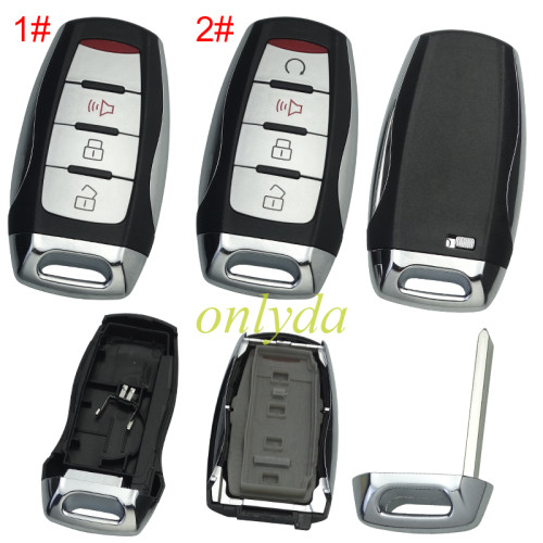 Great Wall   remote key shell without badge， pls choose button