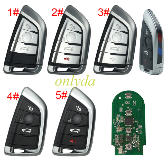 KEYDIY KD FGB23 Remote  For KD-MATE, KD-X4 key programmer. Used for BMW FEM, BDC, CAS4, CAS4+, G Series BDC2/BDC3 IMMO systems. Can also be used ZB smart key.