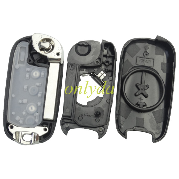 original remote key 3 button for Vauxhall OEM Flip Key with 434 MHz  Transponder:PCF7961/NCF296x/HITAG2/ID46， 39027352
