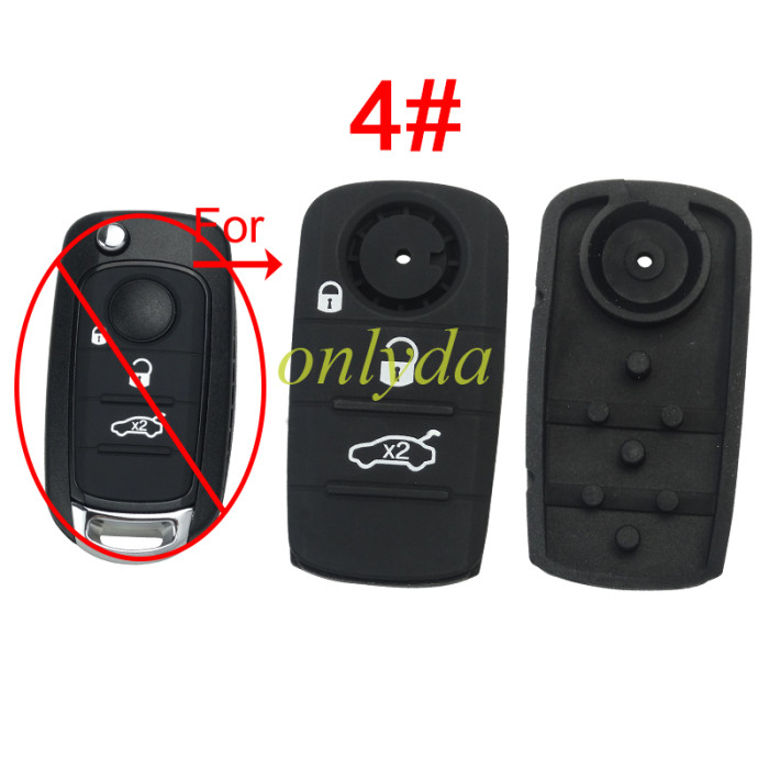 key pad for Fiat remote key shell, pls choose button