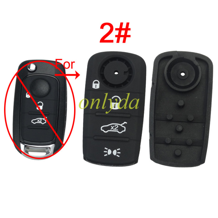key pad for Fiat remote key shell, pls choose button
