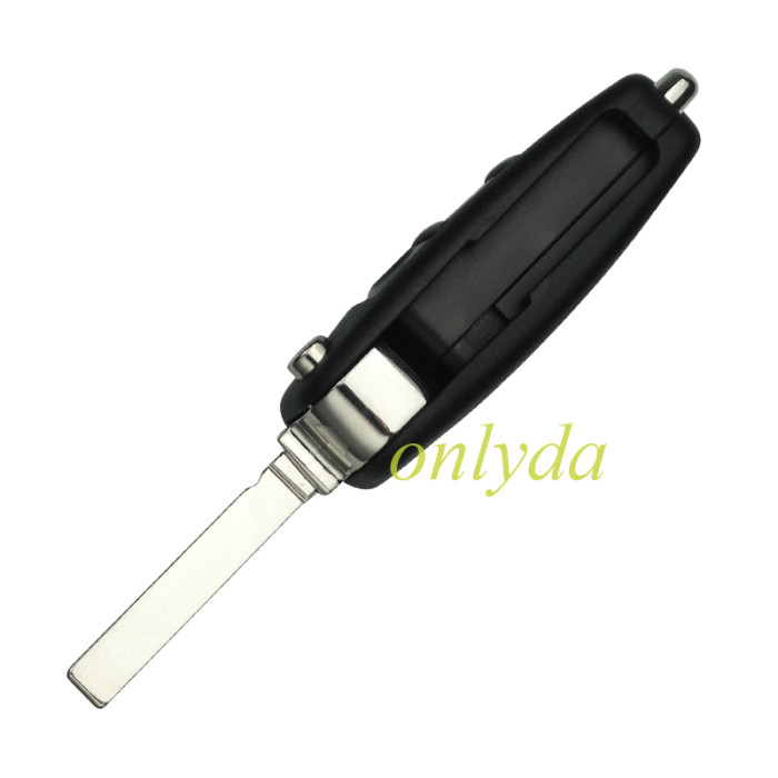 For Audi  3 button  Remote key Blank for A4 A6 Q7  with HU162T blade without badge