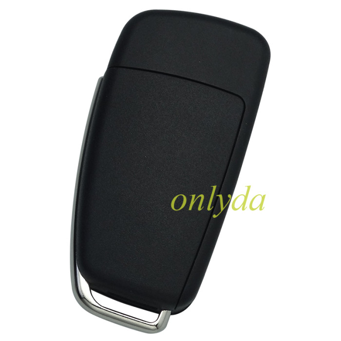 For Audi  3 button  Remote key Blank for A4 A6 Q7  with HU162T blade without badge