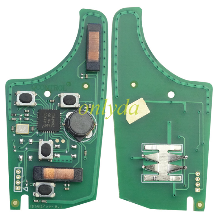 For Opel  Keyless remote key with 315mhz/ 434mhz Switchable frequency with 7952chip please choose the button type