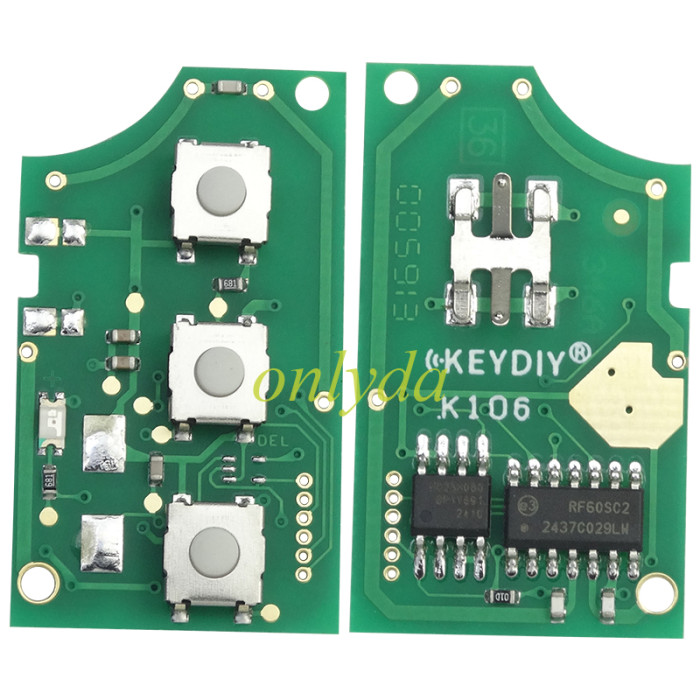 For VW 3 Button remote control FCC ID:1J0 959 753 B 434mhz with ID48 chip , pls choose button