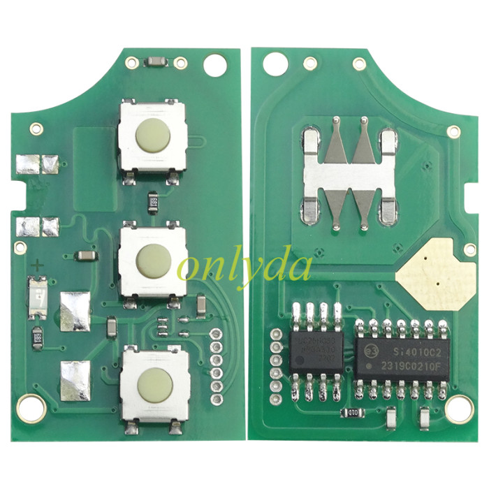 For VW remote key 434mhz with ID48 chip FCC ID: 7M3959753F,pls choose button