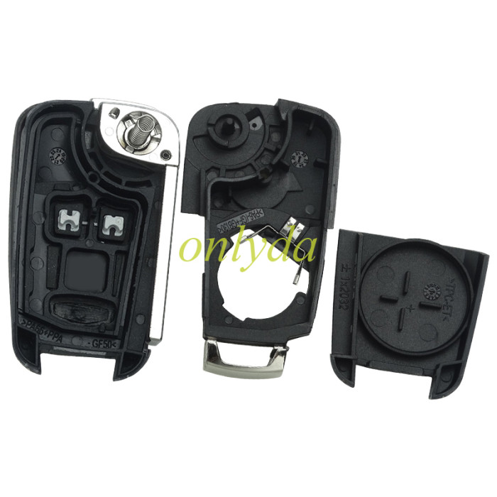 For Opel  Keyless remote key with 315mhz/ 434mhz Switchable frequency with 7952chip please choose the button type