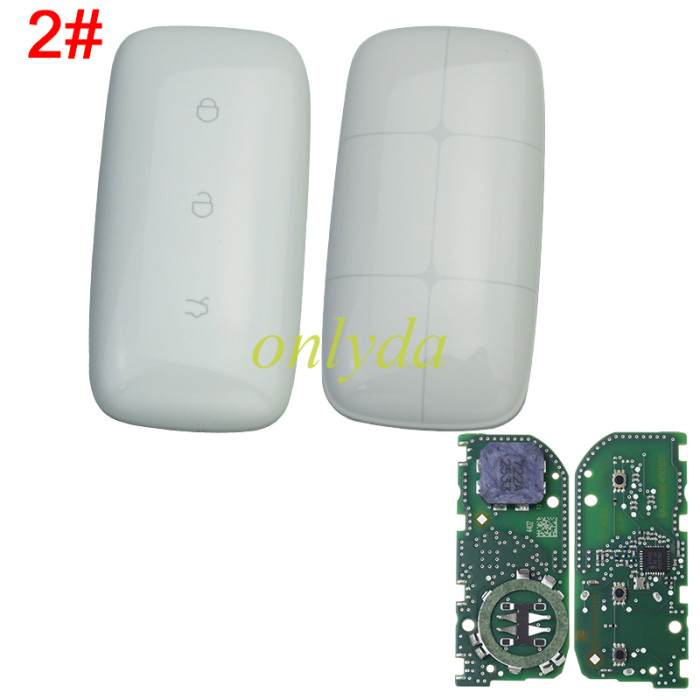 Original Remote Control Key for Geely Galaxy L6 L7 E5 3Button with 4A NCF29AxM chip  FCCID KR5CG01  Remote Control 433Mhz white and black color can choose