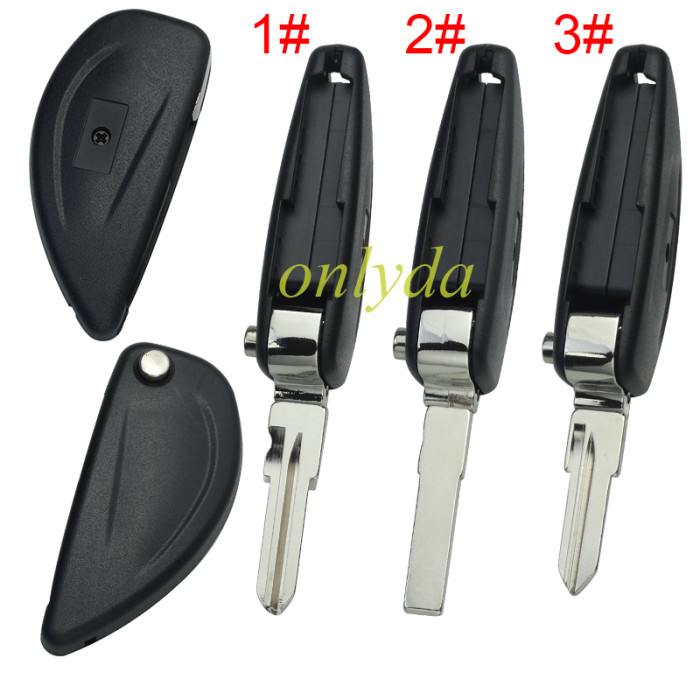 For Aprilia motorcycle  key shell  without  badge, pls choose blade