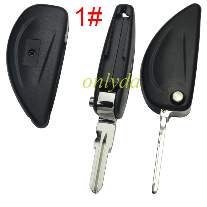 For Aprilia motorcycle  key shell  without  badge, pls choose blade