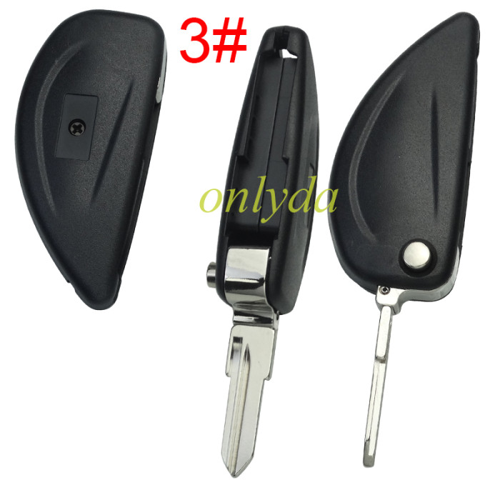 For Aprilia motorcycle  key shell  without  badge, pls choose blade