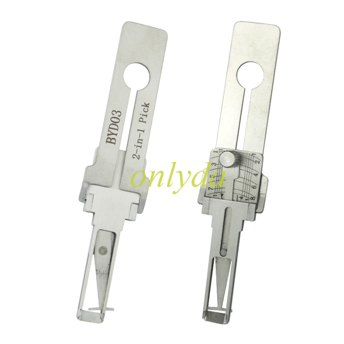 BYD03  lishi 2 in 1 decode and lockpick For BYD